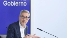 El ministro de Hacienda, Arcadi España, durante una rueda de prensa tras el Consejo de Ministros. Marta Fernández / Europa Press