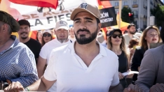 EuropaPress 7544199 eurodiputado lider acabo fiesta salf luis alvise perez manifestacion exigir