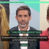 Afra Blanco planta cara a un empresario en 'laSexta Xplica' por cuestionar las bajas médicas: "Es una barbaridad"