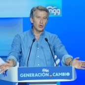 El presidente del PP, Alberto Nuñez Feijóo. Photogenic/Claudia Alba / Europa Press