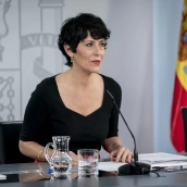 La ministra de Inclusión, Seguridad Social y Migraciones y portavoz del Gobierno, Elma Saiz. A. Pérez Meca / Europa Press