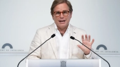 El portavoz de Vox en el Parlament, Joan Garriga