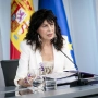 La ministra de Igualdad, Ana Redondo, durante la rueda de prensa tras el Consejo de Ministros. A. Pérez Meca / Europa Press