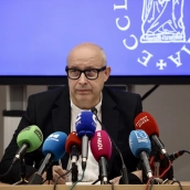 El obispo de Málaga, José Antonio Satué. Álex Zea / Europa Press El obispo de Málaga, José Antonio Satué. Álex Zea / Europa Press