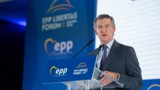 El presidente del PP, Alberto Núñez Feijóo.  PP/Diego Puerta