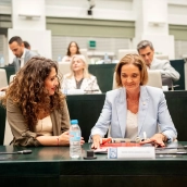 EuropaPress 7632209 concejala emma lopez portavoz psoe reyes maroto debate estado ciudad EuropaPress 7632209 concejala emma lopez portavoz psoe reyes maroto debate estado ciudad