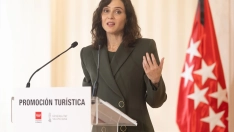 La presidenta de la Comunidad de Madrid, Isabel Díaz Ayuso