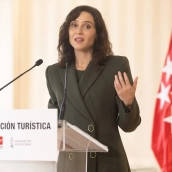 La presidenta de la Comunidad de Madrid, Isabel Díaz Ayuso