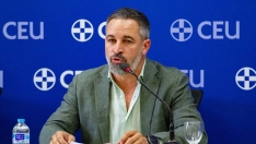 El presidente de Vox, Santiago Abascal. Rafael Bastante / Europa Press
