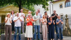 Alcaldes de PNV y Bildu presentaron en junio el acto en la Casa de Juntas de Gernika. (E. C.). Tomada del diario 'El Correo'