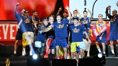 os jugadores de la selección masculina. Óscar Ortiz / Europa Press