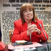 La presidenta del PSOE, Cristina Narbona.  Marta Fernández / Europa Press