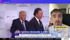 Ignacio Escolar desmonta las acusaciones de la denuncia de Julio Iglesias y defiende el trabajo periodístico de 'elDiario.es': "Son las denunciantes reales"