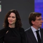 Ayuso y el alcalde de Madrid, este jueves en la inauguración de Fitur.
