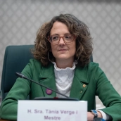 La exconsellera y exdiputada de ERC, Tània Verge, una de las amnistiadas. Foto de archivo: David Zorrakino / Europa Press