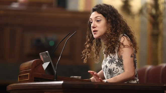 La portavoz adjunta de Sumar en el Congreso de los Diputados y miembro de Comuns, Aina Vidal, hoy en el Congreso de los Diputados. Eduardo Parra / Europa Press La portavoz adjunta de Sumar en el Congreso de los Diputados y miembro de Comuns, Aina Vidal, hoy en el Congreso de los Diputados. Eduardo Parra / Europa Press