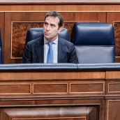 El vicepresidente primero y ministro de Economía, Comercio y Empresa, Carlos Cuerpo. Europa Press