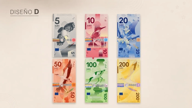 Diseño D, de Rudy Guedj y François Girard-Meunier. Elaboración propia (Imágenes del BCE)