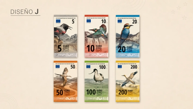 Diseño J, de Ville Tietäväinen. Elaboración propia (Imágenes del BCE)