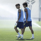 Pedri y Ferran Torres. AFP7 / Europa Press