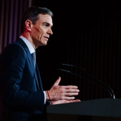 El presidente del Gobierno, Pedro Sánchez