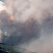 Vista del incendio desde el valle del Tiétar, a 25 de julio de 2026, en Ávila, Castilla y León (España).Carlos Luján / Europa Press