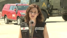 Ayuso anuncia desde Navalcarnero ayudas a viviendas, empresas y afectados mientras mantiene los confinamientos por los incendios en Madrid
