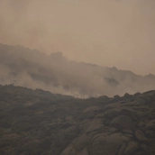 Vista del humo del incendio forestal, a 27 de julio de 2026, en Mijares, Ávila. Alberto Ortega / Europa Press