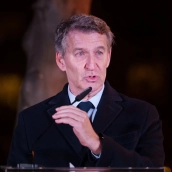 El presidente del Partido Popular, Alberto Núñez Feijóo