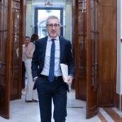 El ministro de Hacienda, Arcadi España, en el Congreso de los Diputados. Jesús Hellín / Europa Press El ministro de Hacienda, Arcadi España, en el Congreso de los Diputados. Jesús Hellín / Europa Press