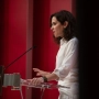 La presidenta de la Comunidad de Madrid, Isabel Díaz Ayuso, en rueda de prensa. Fernando Sánchez / Europa Press