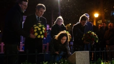 Ayuso, junto a Feijóo.