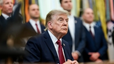 El presidente de Estados Unidos, Donald Trump, en la Casa Blanca. Imagen de @WhiteHouse