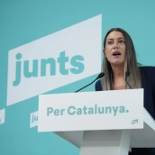 La portavoz de Junts en el Congreso, Miriam Nogueras
