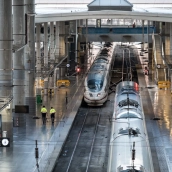 Trenes de Alta Velocidad en la Estación de Madrid Puerta de Atocha. Diego Radamés / Europa Press