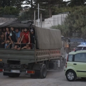 EuropaPress 7699611 camion militar transporta personas agosto 2026 ceuta espana frontera