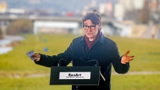 Salvador Illa, en un acto de la Generalitat