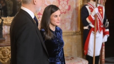 Los Reyes, este viernes, en la recepción al Cuerpo Diplomático acreditado en España