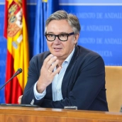 El vicepresidente segundo de la Junta de Andalucía y líder de la ultraderecha VOX en la región, Manuel Gavira. Foto de archivo: Joaquín Corchero / Europa Press