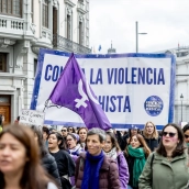EuropaPress 7349697 personas manifestacion organizada movimiento feminista madrid 8m marzo 2026