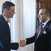 Pedro Sánchez y Mohamed VI (Foto: Moncloa)