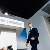 El presidente del Partido Popular, Alberto Núñez Feijóo