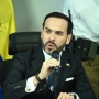 El nuevo presidente ultraderechista de Colombia, Abelardo De La Espriella, presidiendo el Comité Nacional para el Manejo de Desastres. Fuente: @UNGRD