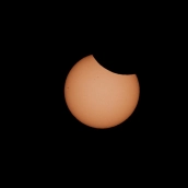 Eclipse parcial del sol visto desde la Basílica de la Sagrada Familia, a 29 de marzo de 2025. Lorena Sopêna / Europa Press