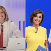 Silvia Intxaurrondo, Adela González y Aida Bao