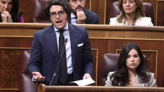 El diputado de VOX José María Figaredo durante un pleno en el Congreso de los Diputados. Eduardo Parra/Europa Press.