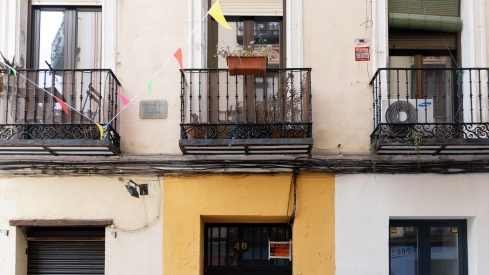 Cartel de alquiler de vivienda. Eduardo Parra/Europa Press.