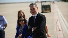 EuropaPress 7538950 presidente gobierno pedro sanchez ministra defensa margarita robles acto