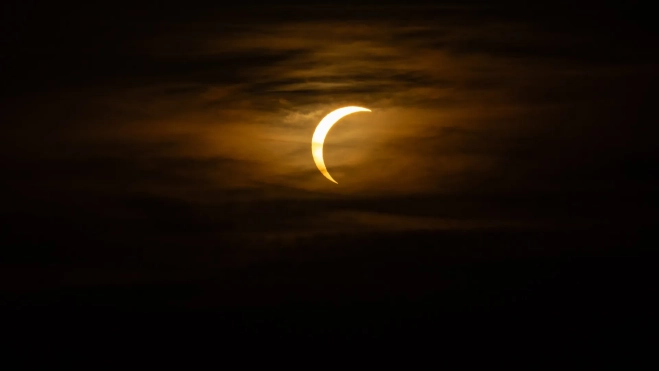 Vista durante el eclipse solar total de 2026, a 12 de agosto de 2026, en Mallorca, Islas Baleares. Tomàs Moyà / Europa Press