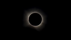 Vista del eclipse total de Sol, en el Observatorio de Yebes. Alberto Ortega / Europa Press